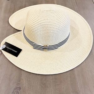 Sun Hat Straw Beach Wide Brim Sun Protection
